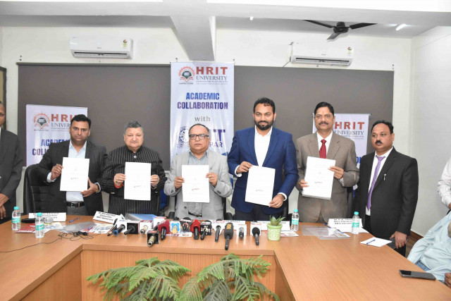 We're thrilled to announce that HRIT University has signed a historic Memorandum of Understanding (MOU) with IIT Ropar