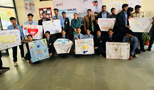 Celebration of National Dentists Day at HRIT University