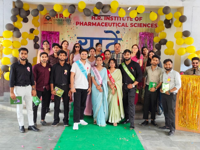 The Department of Pharmacy, HRIT University bid an emotional farewell to the D.Pharm 2nd Year students