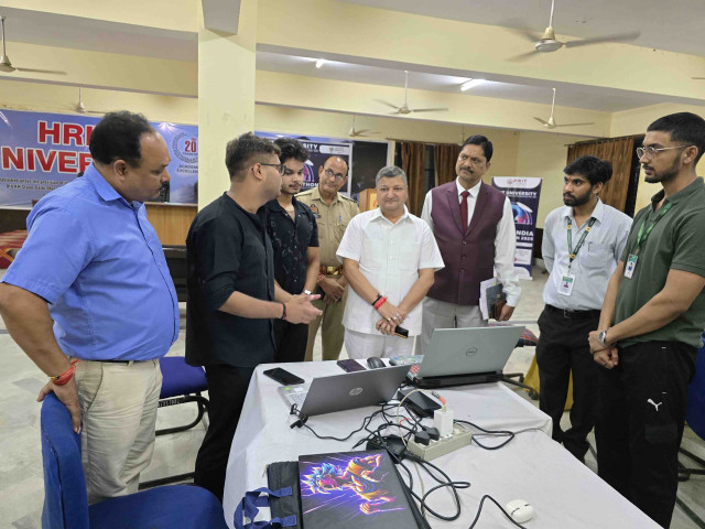 Institutional-level hackathon kicked off with immense energy and enthusiasm at HRIT University