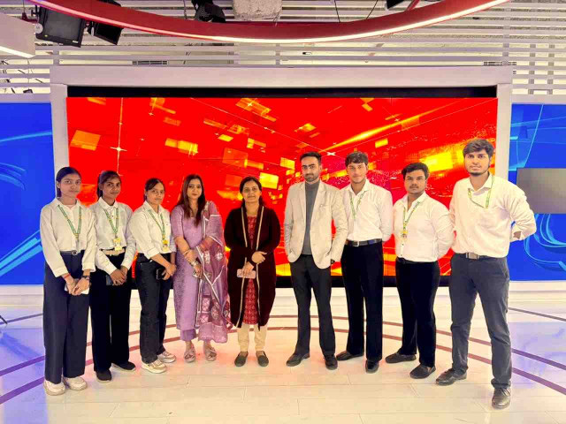 Industrial Visit to News18 Network, Noida