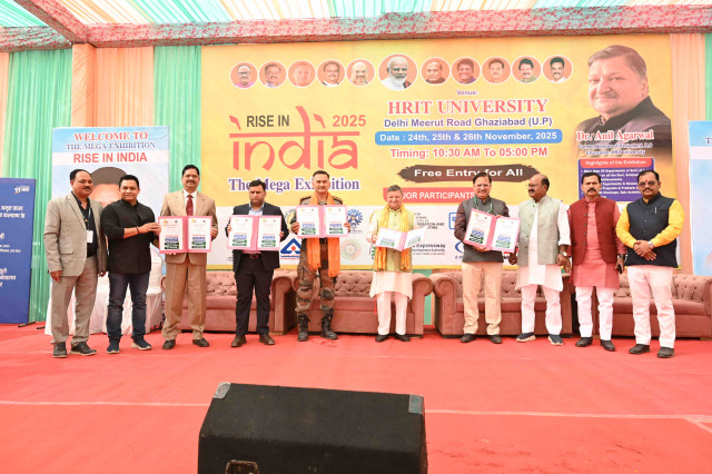 Rise in India 2025  - Mega Exhibition at HRIT University