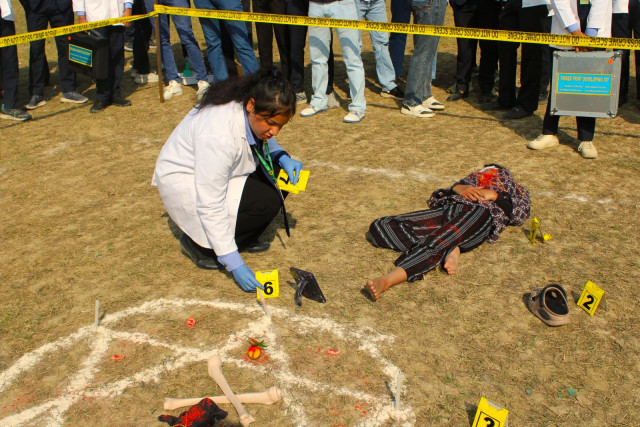 Unveiling the Unusual by Forensic Science at HRIT University